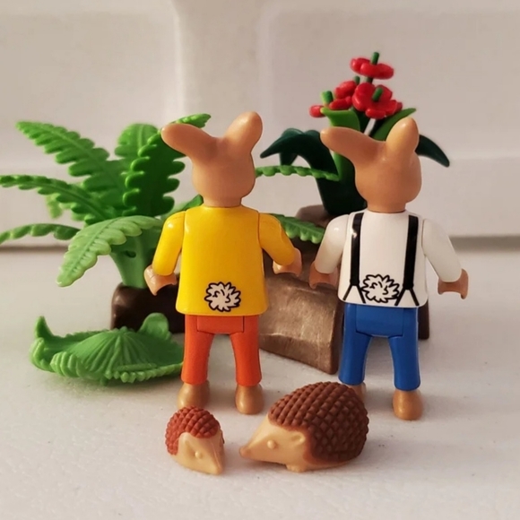 Vintage Playmobil Sets Rabbits Hedgehogs BlueBirds RARE L👀K 🐇🐦🐾 3 Sets - Picture 5 of 12